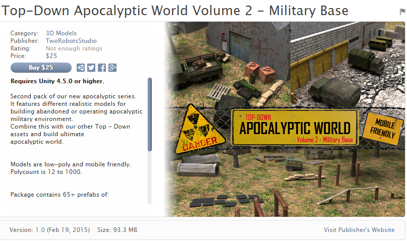 Top-Down Apocalyptic World Volume 2 - Military Base