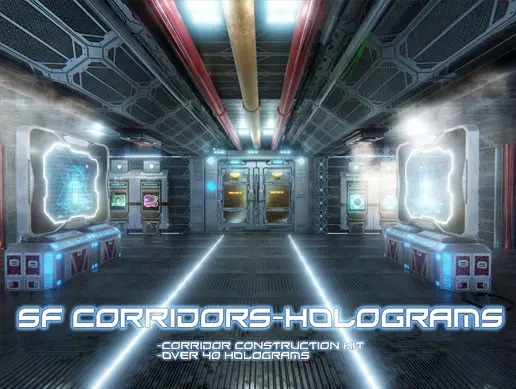 SF Corridors-Holograms 1.0 SF走廊全息图